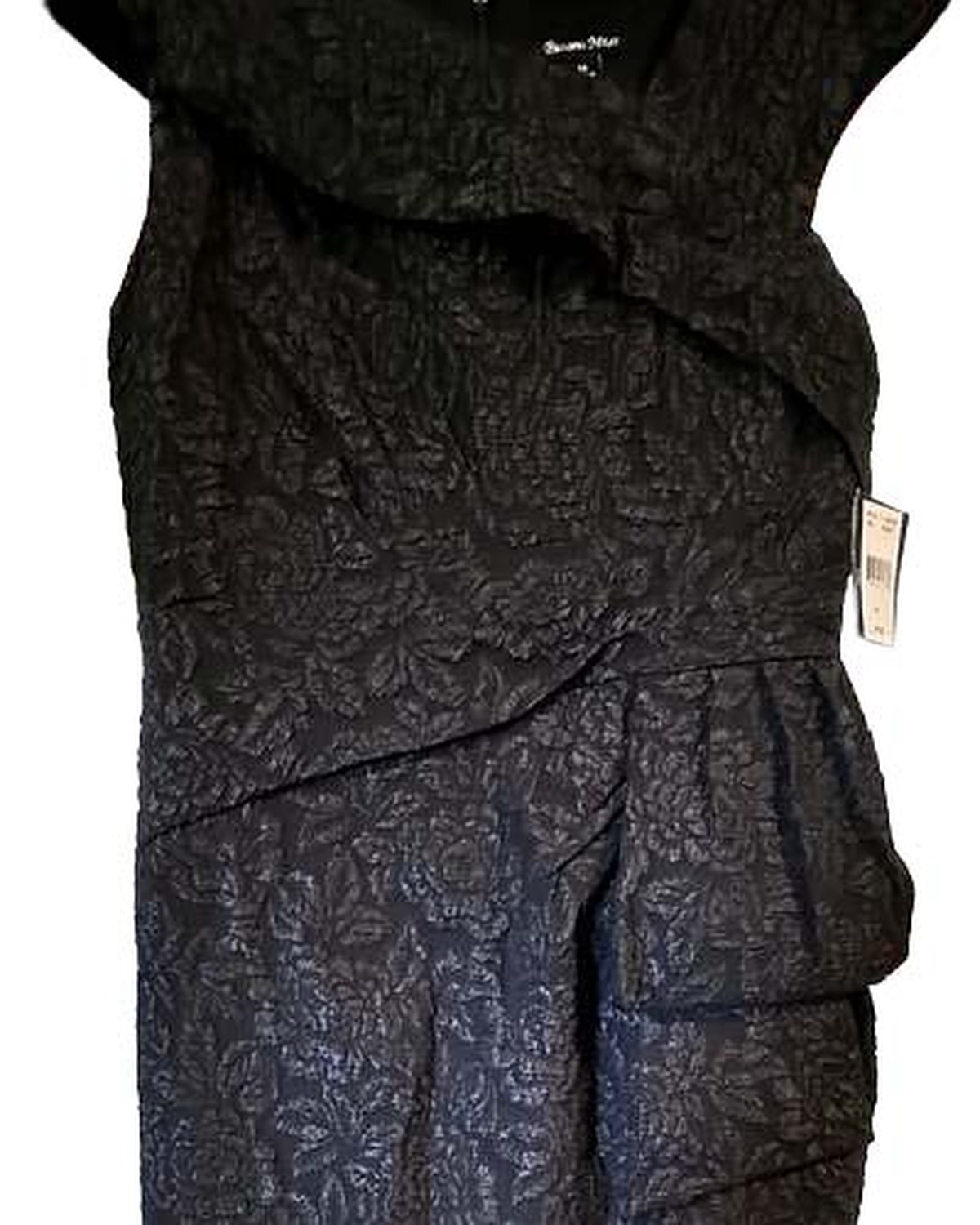 Bellisima Milan brocade gown in Black, Size 14
