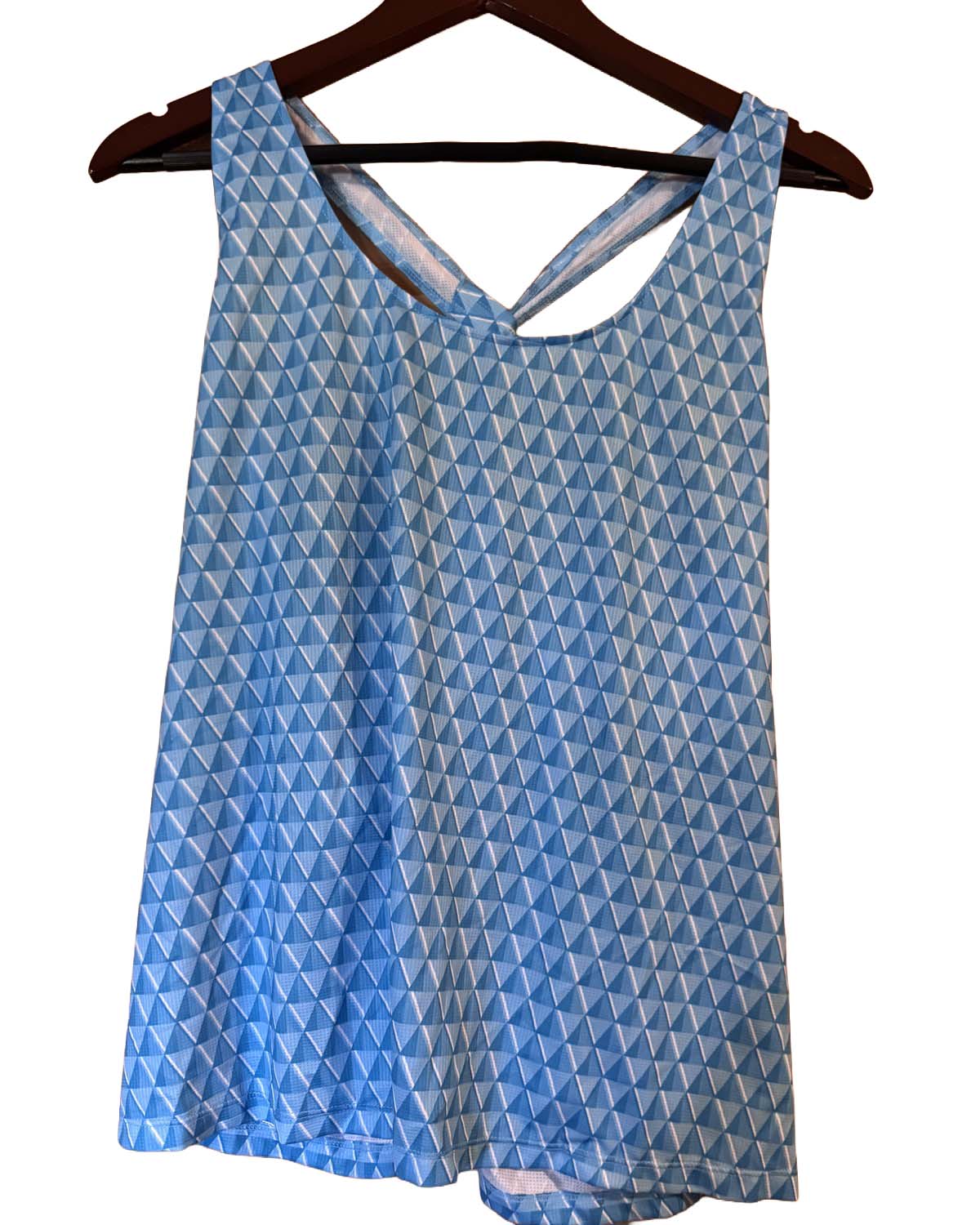 Everair quick-dry tank in Baltic Sky Print, Size XL